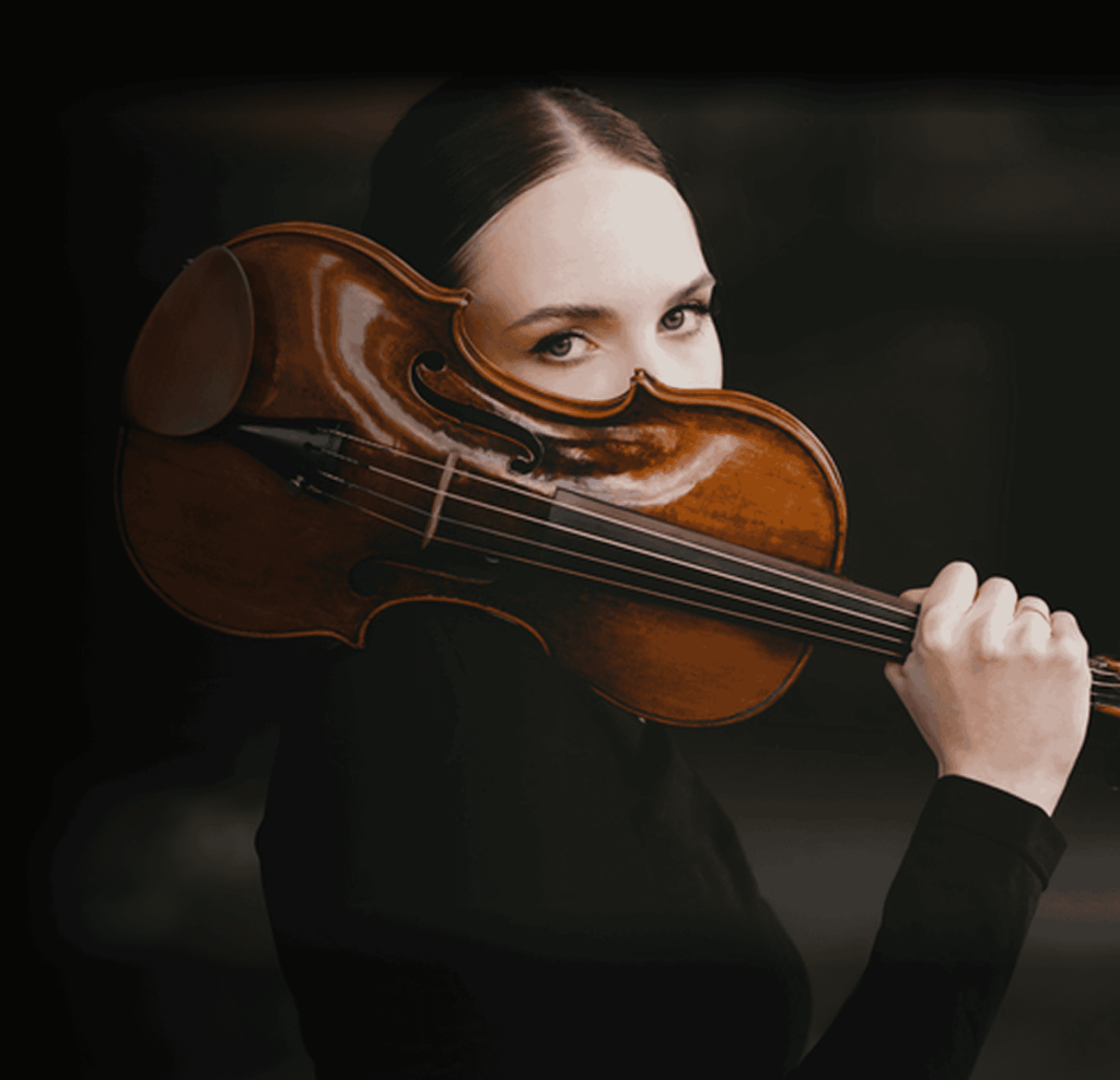 Skrzypaczka z instrumentem